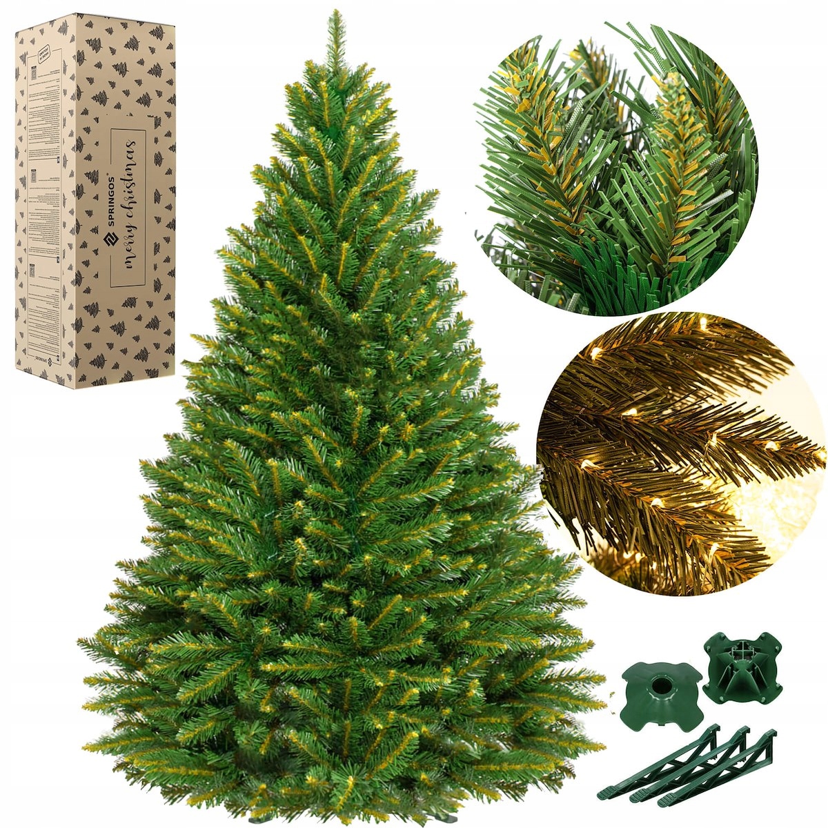 Umelý vianočný stromček Springos 121 - 150 cm